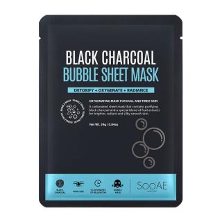 Soo'AE Bublinková sheet maska s aktivním uhlím, 24g