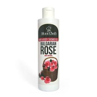 Stani Chef's Přírodní sprchový gel na vlasy a tělo bulharská růže 250 ml