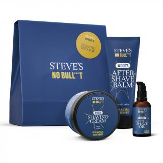 Stevův box - holicí trio - olej, krém, balzám