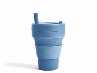 Stojo skládací kelímek Junior, 237 ml Barevný: Modrá