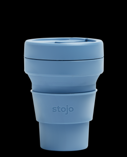 Stojo skládací kelímek Midi, 355 ml Barevný: Modrá