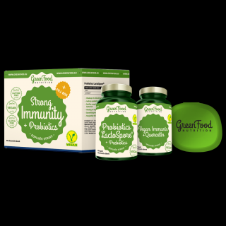 Strong Immunity & Probiotics + Pillbox