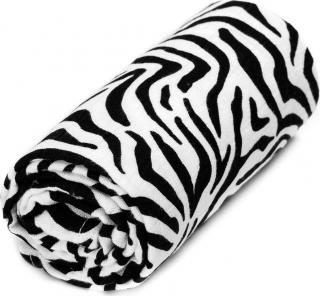 T-TOMI BIO Bambusová osuška Zebra skin, 90 x 100 cm