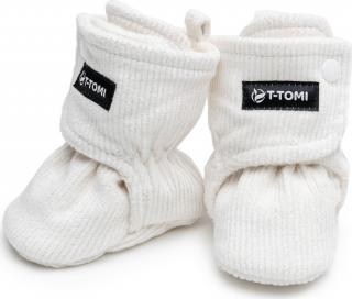 T-TOMI Capáčky Cream (3-6 měsíců) WARM
