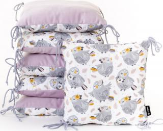 T-TOMI Polštářkový mantinel Owl princess, 6ks