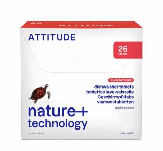 Tablety do myčky ATTITUDE bez fosfátů, 26 ks