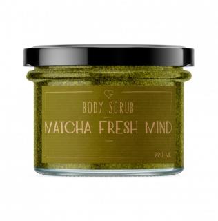 Tělový peeling - Matcha fresh mind 220 ml