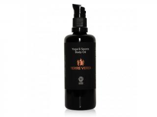 Terre Verdi Yoga&Sports Bio prohřívající tělový a masážní olej, 100ml