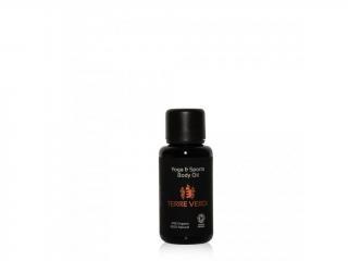 Terre Verdi Yoga&Sports Bio prohřívající tělový a masážní olej, 30ml