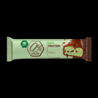 Topnatur 0% SUGAR protein tyčinka Pistácie, 40 g