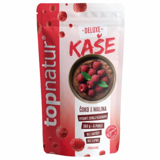 Topnatur DELUXE kaše čoko & malina, 360g