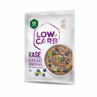 Topnatur LOW CARB kaše Kakao borůvka, 60 g