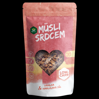 Topnatur Low Carb Müsli srdcem Vanilka & Himalájská sůl, 350 g