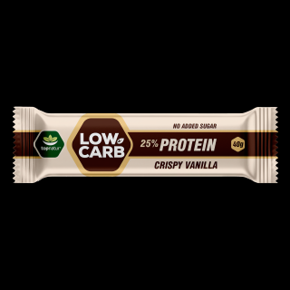 Topnatur LOW CARB proteinová tyčinka Crispy Vanilla, 40 g