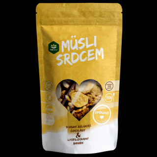 Topnatur Müsli srdcem Čoko trio & banán, 250 g