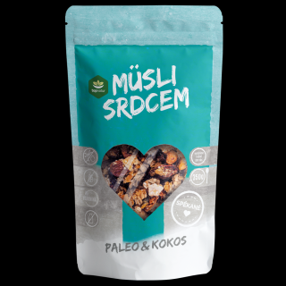 Topnatur Müsli srdcem Paleo & Kokos, 350 g