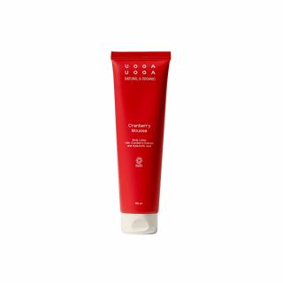UOGA UOGA Hydratační tělový krém Cranberry Mousse s brusinkami a kyselinou hyaluronovou, 150 ml
