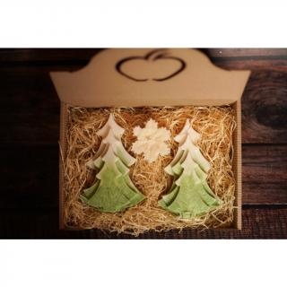 Vánoční balení - AROMKA - Sada stromků s vločkou