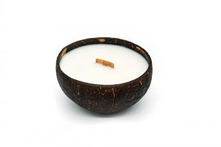 VEGANSKÁ SVÍČKA V KOKOSU Vůně: COCONUT