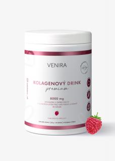 VENIRA PREMIUM kolagenový drink pro vlasy, nehty a pleť, malina, limitovaná valentýnská edice, 332 g