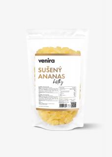 VENIRA sušený ananas, kostičky, 500 g
