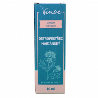 Venoc Ostropestřec mariánský Olejový extrakt bezalkoholová tinktura, 10 ml