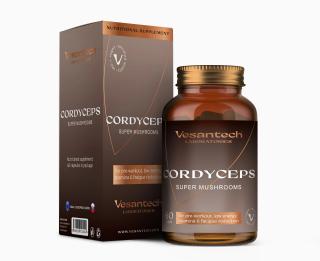 Vesantech Laboratories Cordyceps super mushrooms, 60 kapslí