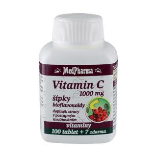 Vitamin C 1000 mg s šípky, prodloužený účinek - 107 tablet  |OnlineRousky.cz