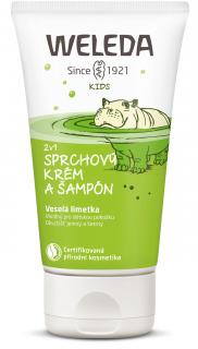 Weleda 2 v 1 sprchový krém a šampon Veselá limetka, 150 ml