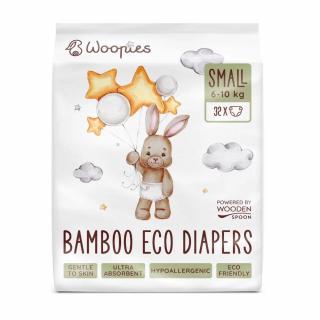 Wooden Spoon Woopies dětské EKO pleny SMALL (6-10kg), 32ks