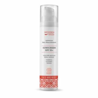 WoodenSpoon Opalovací mléko na tělo a obličej SPF 35+, 100 ml