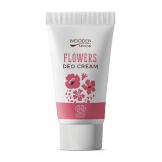 WoodeSpoon Organický krémový deodorant Flowers, 40 ml
