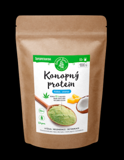 Zelená Země Konopný protein 1 kg kokos s ananasem