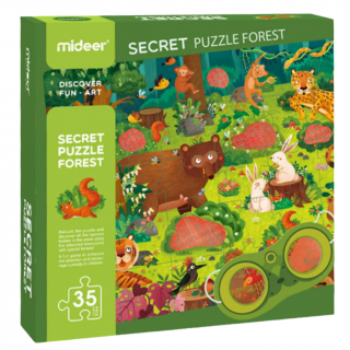 Detektivní puzzle - Tajemný les - 35 dílků