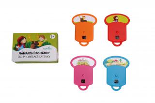 Kotoučky s pohádkami  do toySimply Promítací baterky