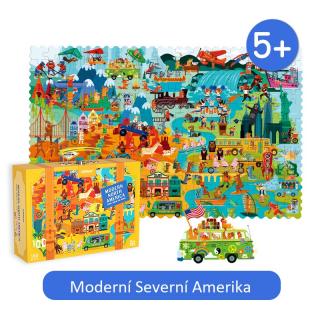 Moderní Severní Amerika  puzzle 180 ks