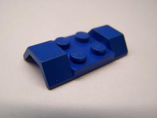 Lego autodíl blatník 2 × 4 oblouk hladký modrá