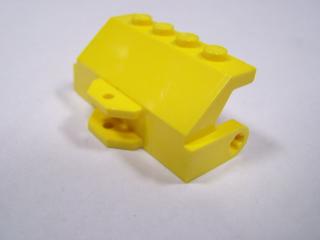 Lego autodíl kartáčový držák pro zametací vůz (uchycení s kulovou hlavou) žlutá,lego kartáč do myčky,levné lego,lego myčka,