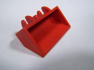 Lego autodíl lžíce na bagr hladká 2 × 4 × 1 červená,lego kartáč do myčky,levné lego,lego myčka,