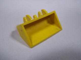 Lego autodíl lžíce na bagr hladká 2 × 4 × 1 žlutá,lego kartáč do myčky,levné lego,lego myčka,