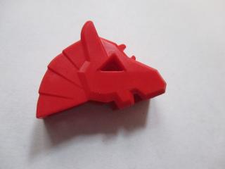Lego Bojová helma pro koně hranatá červená