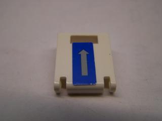 Lego Box 2 × 2 × 2 dveře s okénkem a nálepkou šipky nahoru