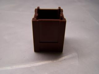 Lego box 2 × 2 × 2 otevřený červenohnědá