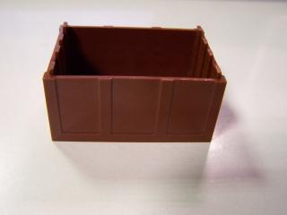 Lego box truhla 4 × 6 × 2 1/3 (spodní část) červenohnědá