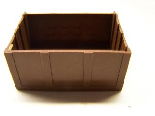 Lego box truhla 4 × 6 × 2 1/3 (spodní část) hnědá
