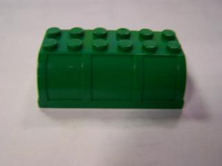 Lego box truhla 4 × 6 × 2 1/3 (víko) zelená