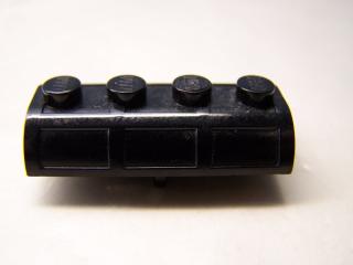 Lego box truhla (víko) silný závěs černá