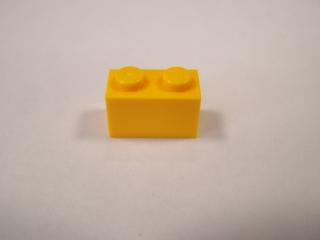 Lego Brick 1 × 2 jasně světle oranžová