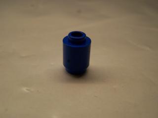 Lego Brick, kruhové 1 × 1 otevřený nop modrá
