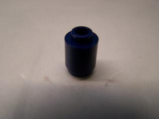 Lego Brick, kruhové 1 × 1 otevřený nop tmavě modrá